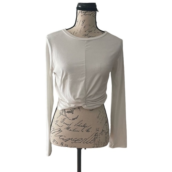 Marshalls White long sleeve Crop tops - Picture 3 of 3